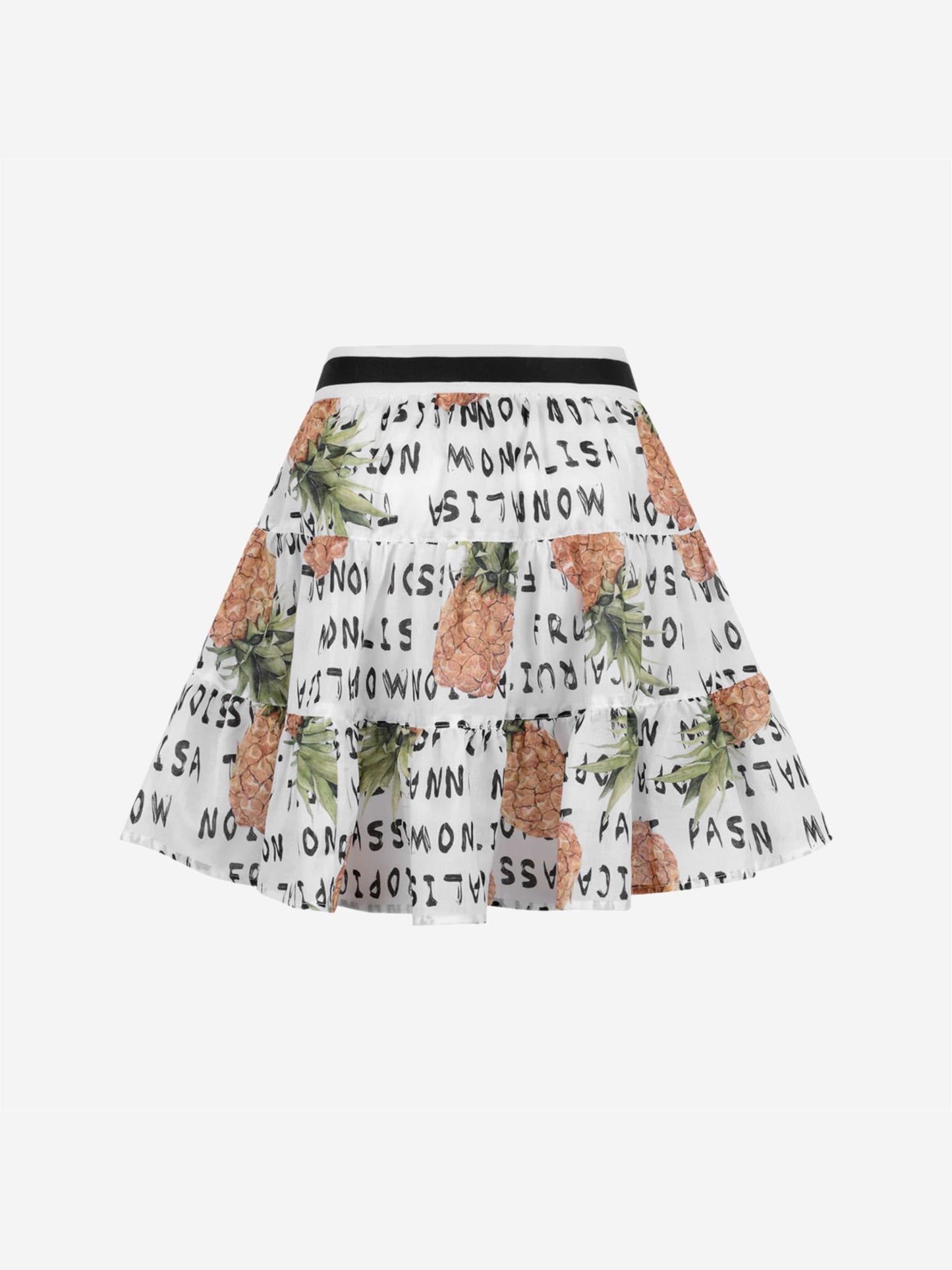 Monnalisa 女童半身裙 - 棉质 PineappSkirt