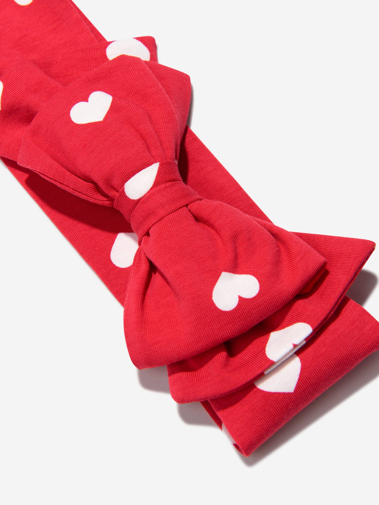 Monnalisa 女童棉质爱心印花头带