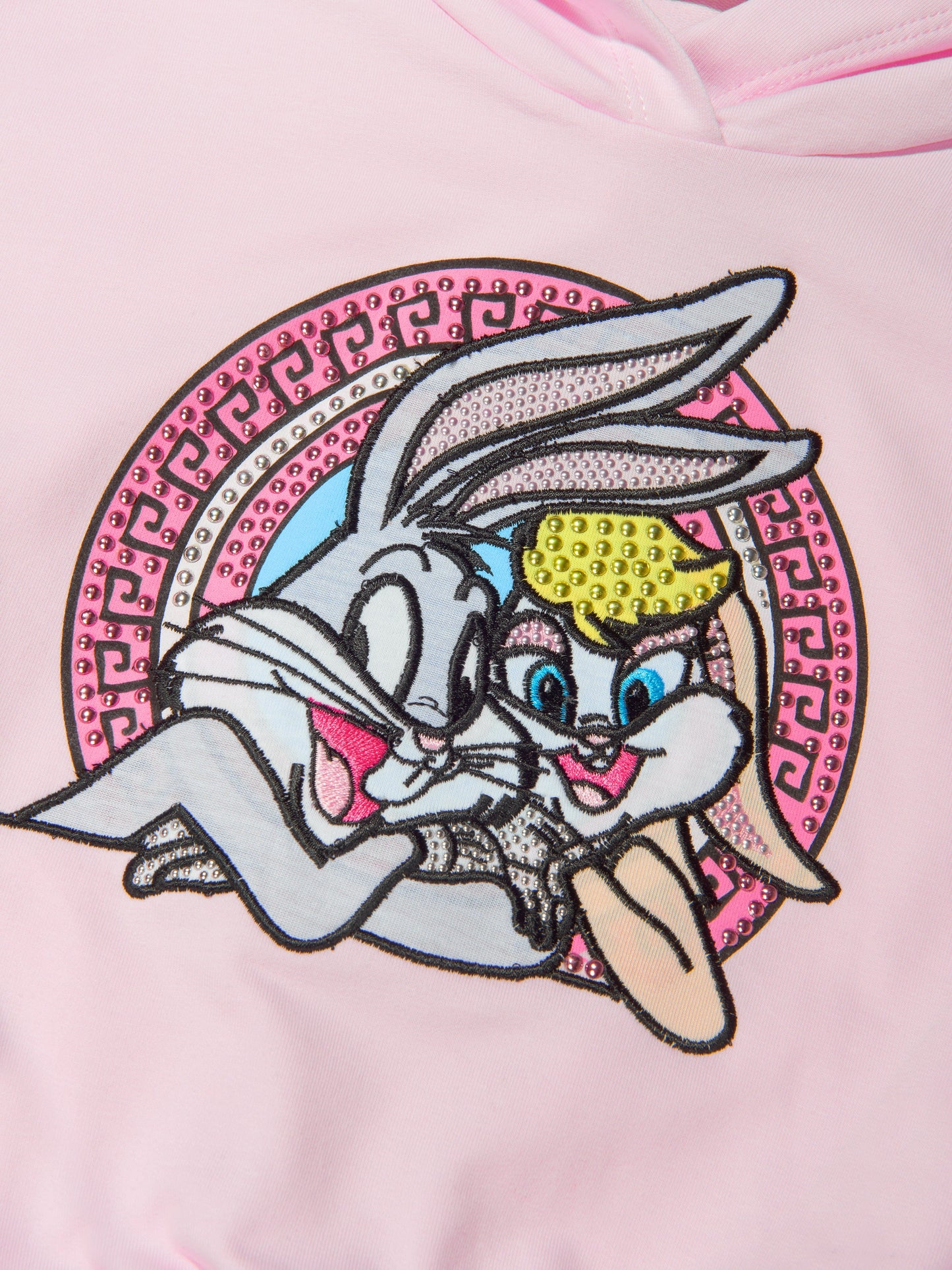 Monnalisa 女童棉质 Lola Bunny 无袖连帽衫
