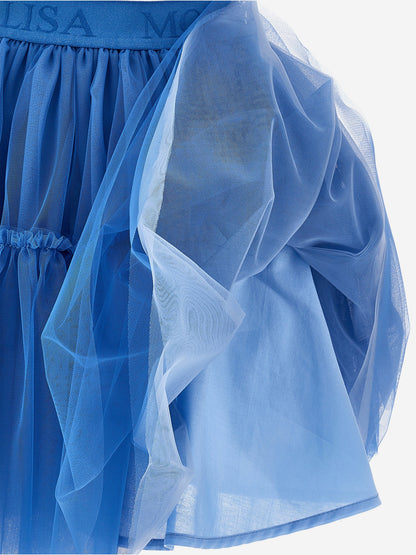 Girls Tulle Tutu Skirt in Blue
