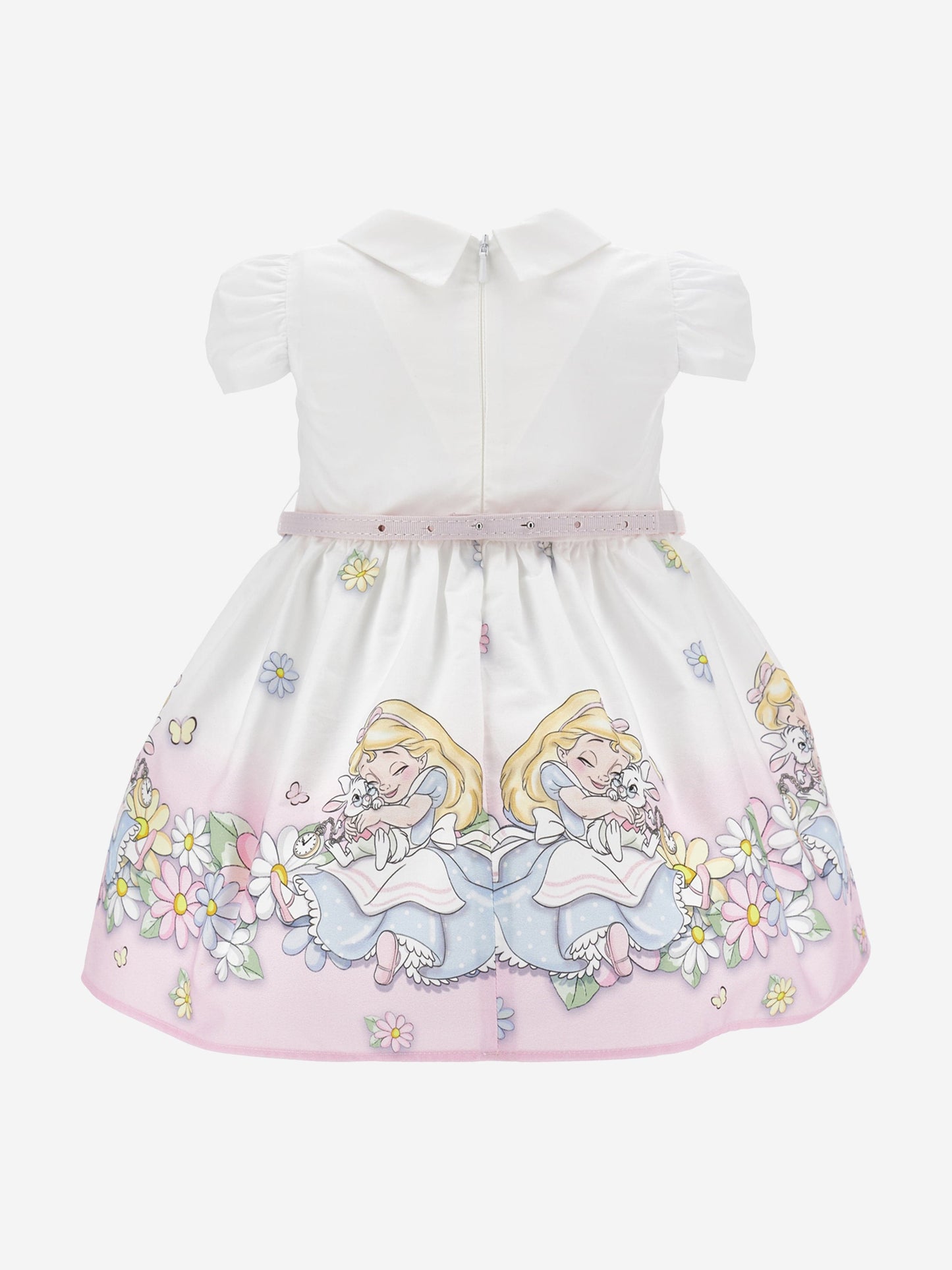 Baby Girls Alice In Wonderland Dress in White