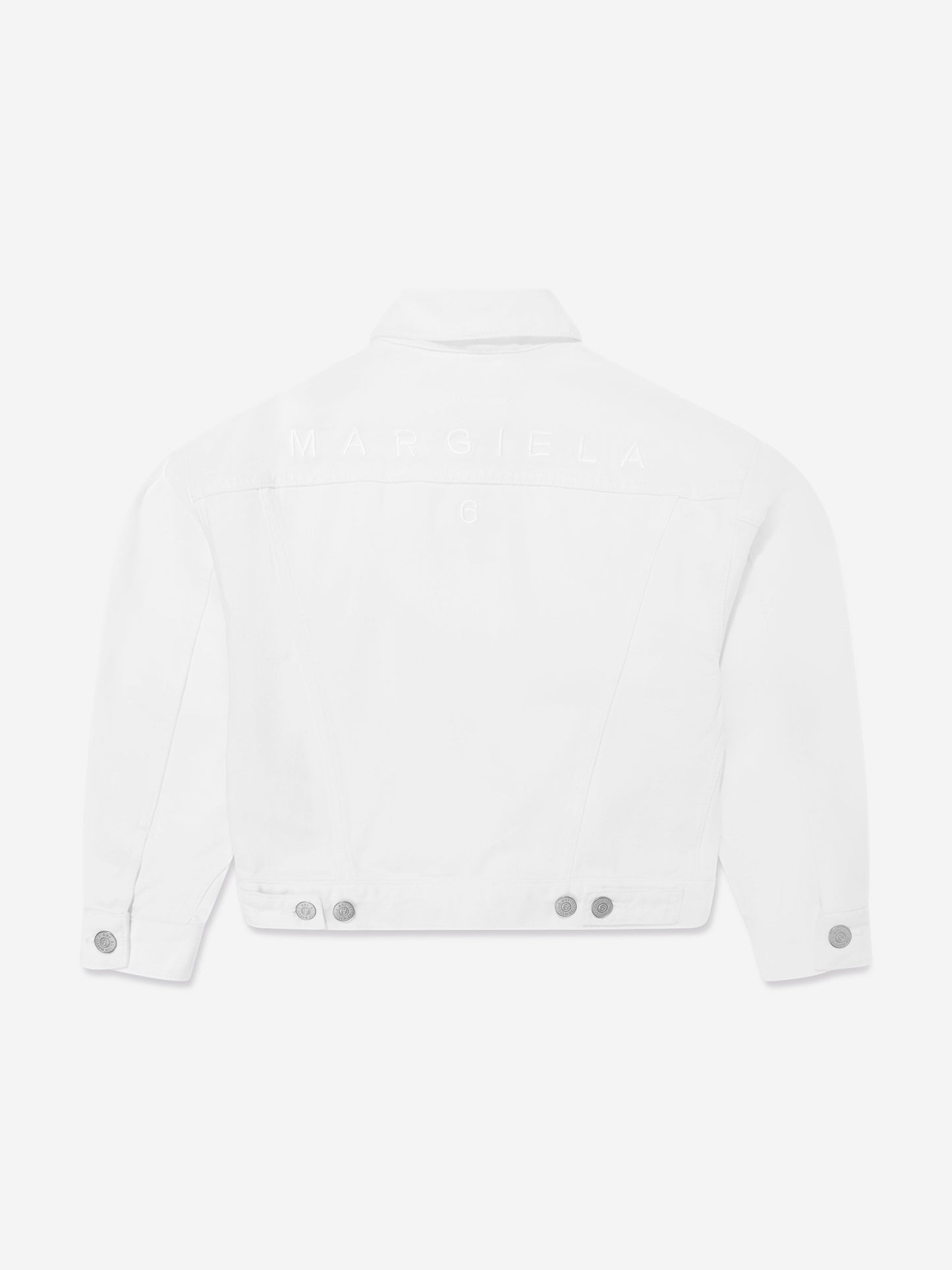 MM6 Maison Margiela 儿童象牙色牛仔夹克