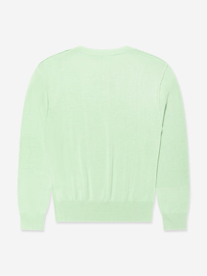 MM6 Maison Margiela 儿童轻质针织毛衣（绿色）