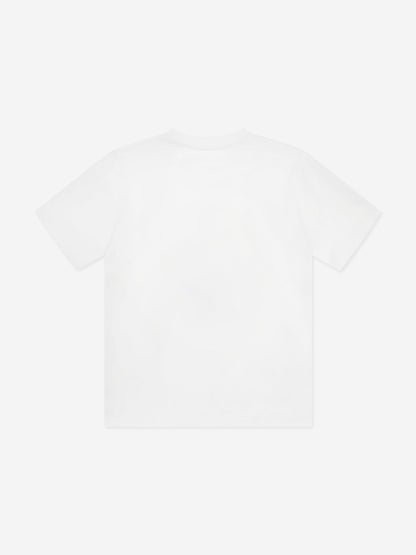 MM6 Maison Margiela Kids 6 徽标 T 恤（白色）