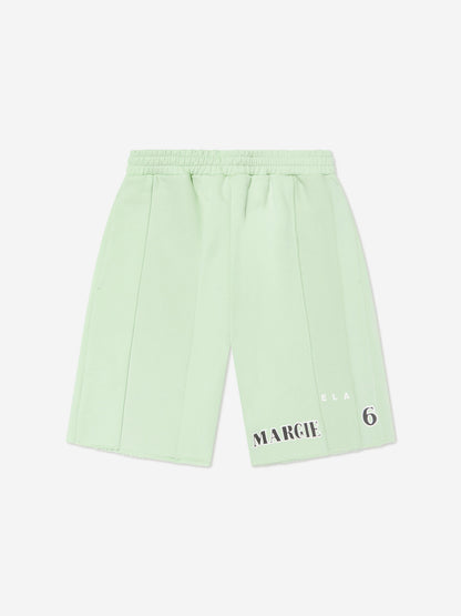 MM6 Maison Margiela 儿童绿色徽标短裤