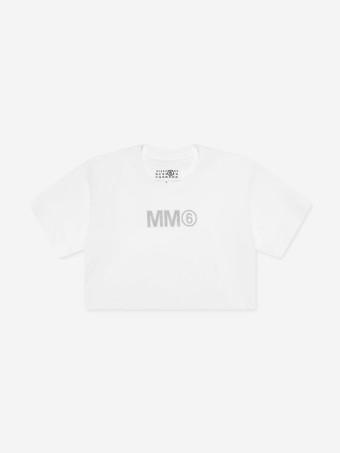 MM6 Maison Margiela 儿童白色徽标 T 恤