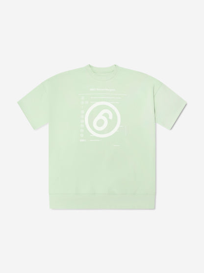 MM6 Maison Margiela 女童徽标毛衣连衣裙（绿色）