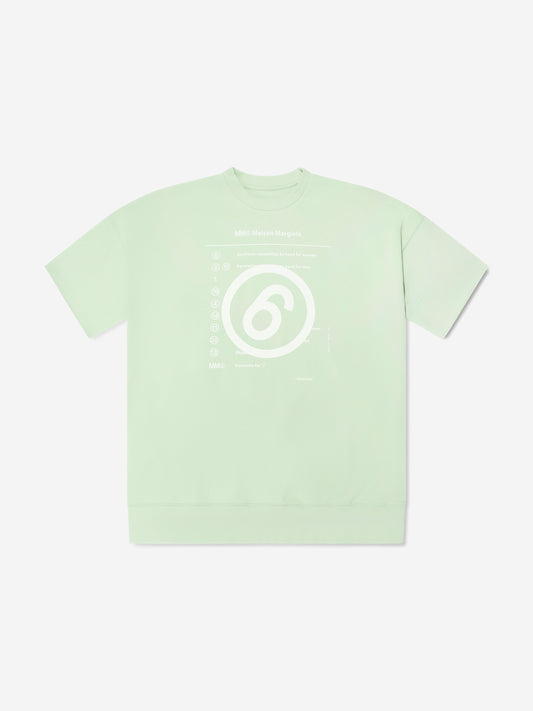 MM6 Maison Margiela 女童徽标毛衣连衣裙（绿色）