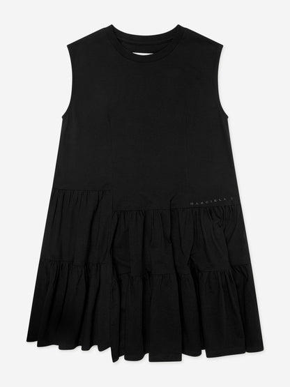 MM6 Maison Margiela 女童无袖针织连衣裙（黑色）