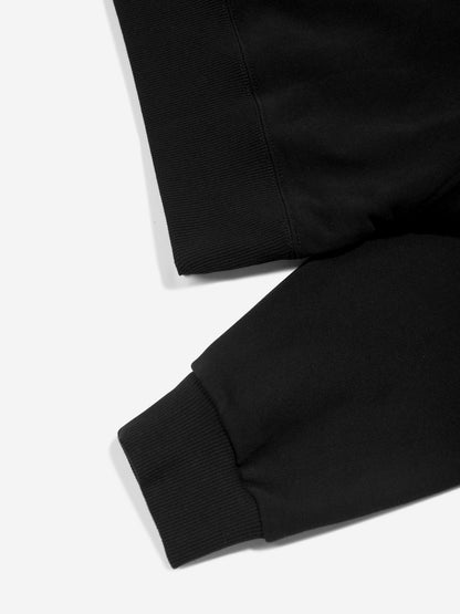 MM6 Maison Margiela 儿童短款徽标运动衫（黑色）