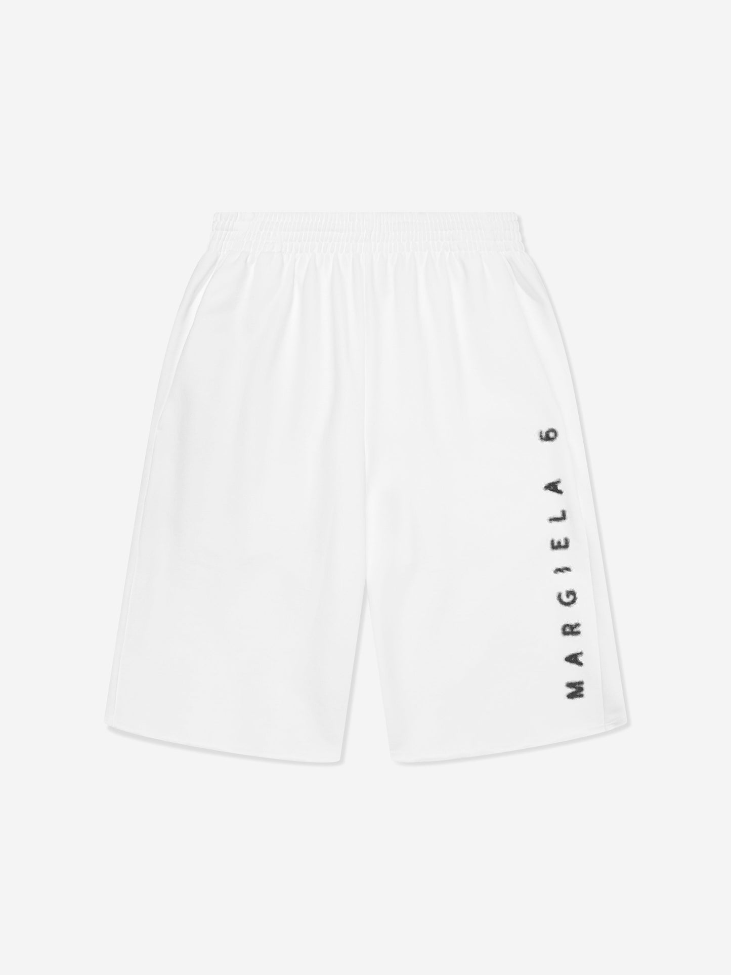 MM6 Maison Margiela 儿童白色徽标短裤