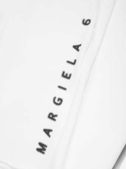 MM6 Maison Margiela 儿童白色徽标短裤