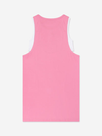 MM6 Maison Margiela 女童无袖针织连衣裙（粉色）