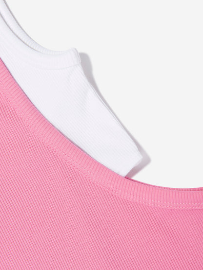 MM6 Maison Margiela 女童无袖针织连衣裙（粉色）