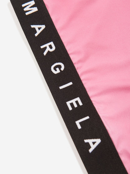 MM6 Maison Margiela 儿童短款徽标 T 恤（粉色）