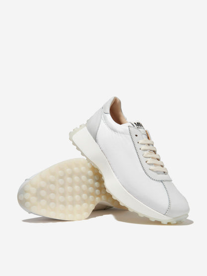 MM6 Maison Margiela 女童系带皮革运动鞋