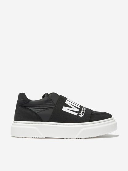 MM6 Maison Margiela 中性徽标一脚蹬运动鞋