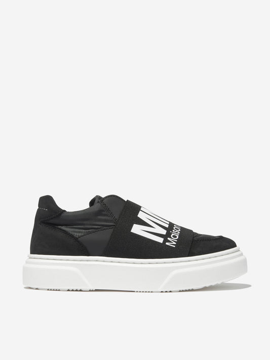 MM6 Maison Margiela 中性徽标一脚蹬运动鞋