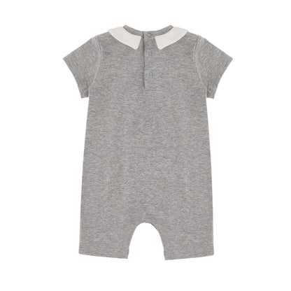 Baby Boy & Girls Grey Babysuit