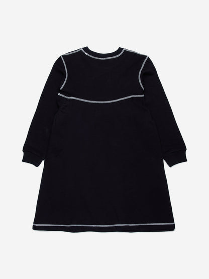 女童黑色毛衣裙