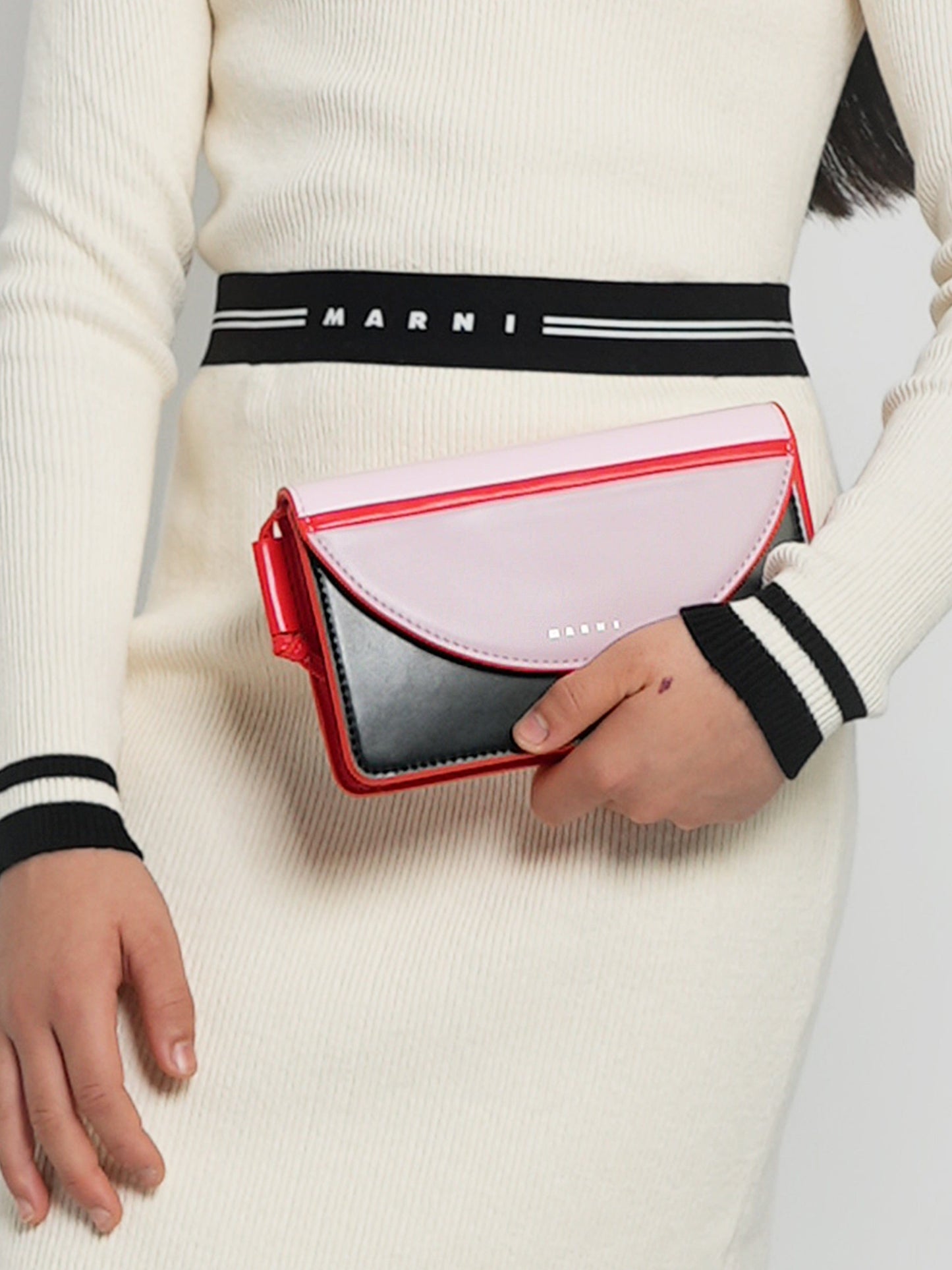 MARNI 女童斜挎包 粉色（15厘米）