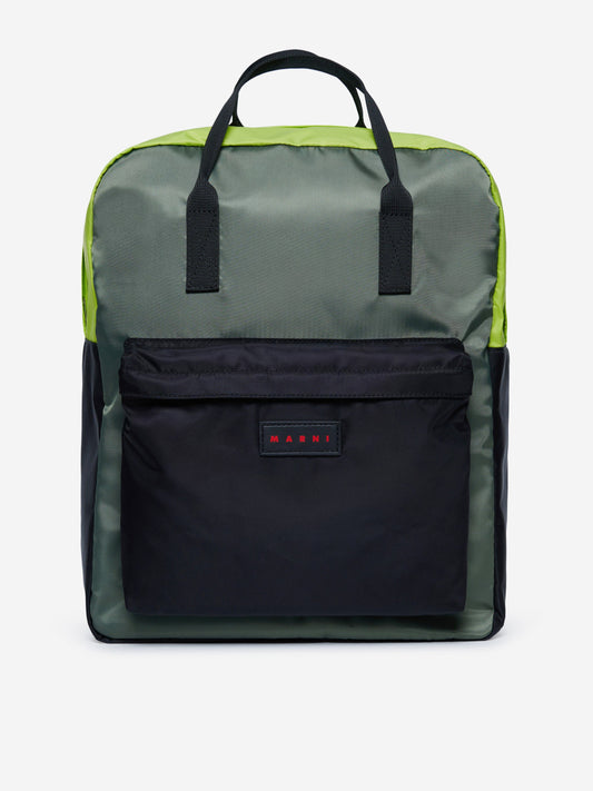MARNI Kids 品牌背包 绿色 (40cm)