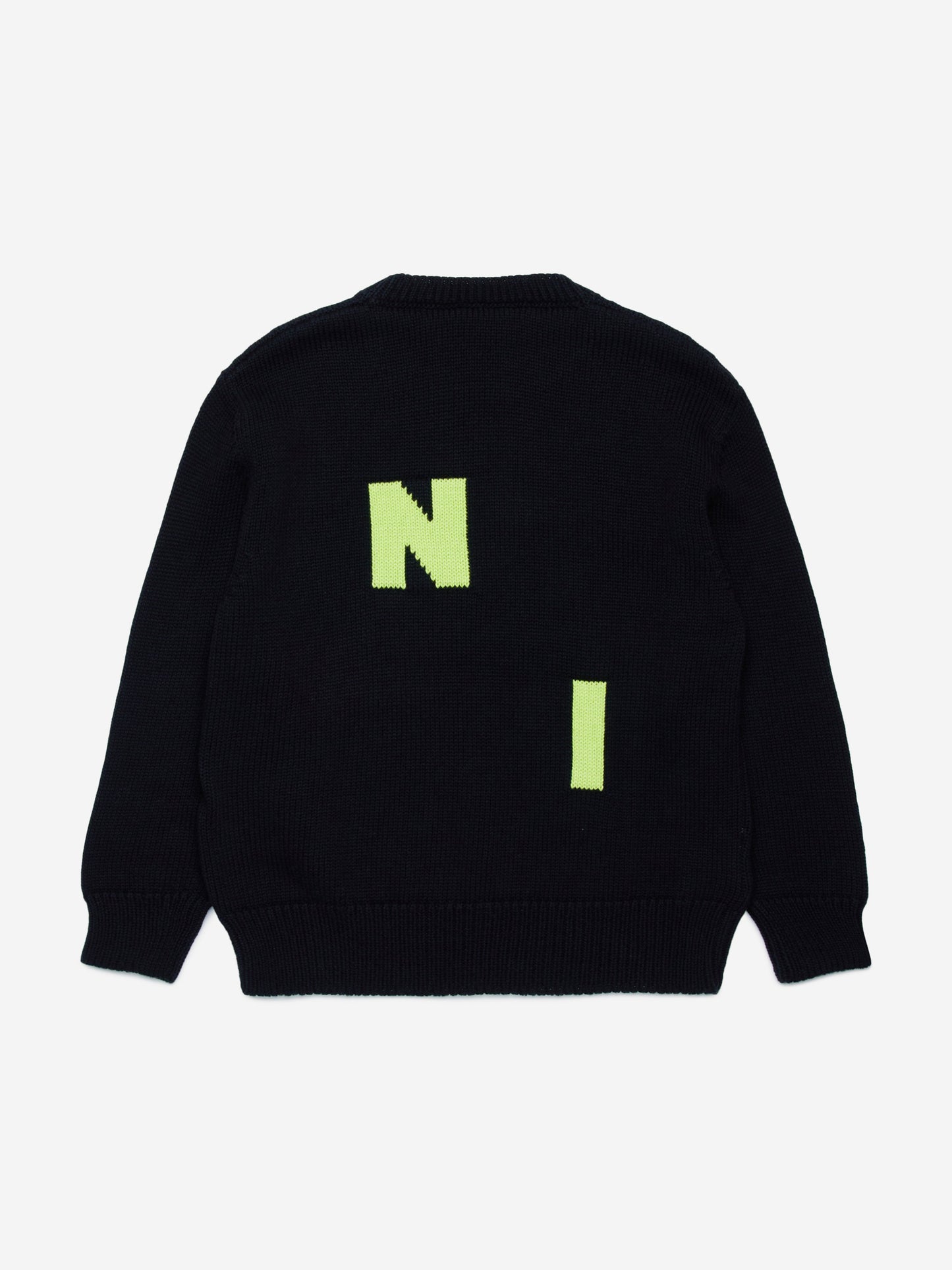 MARNI Kids 徽标套头衫 黑色