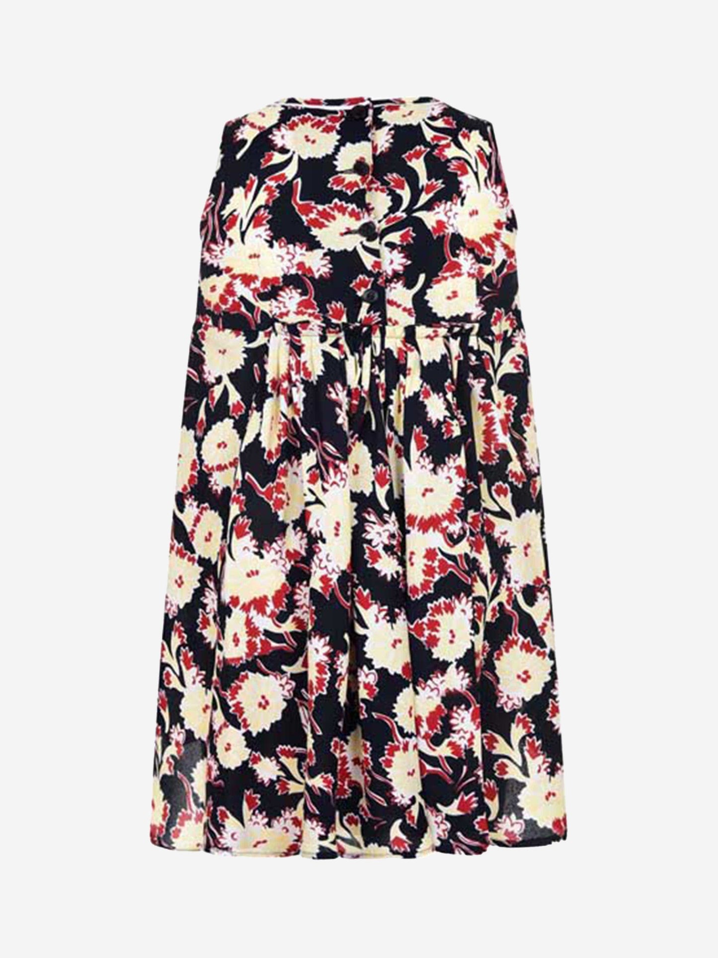 MARNI 女童黄色花卉粘胶连衣裙