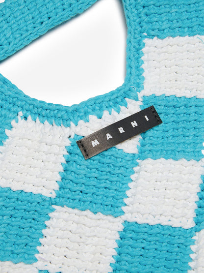 MARNI 女童钻石钩针包 蓝色 (25cm)