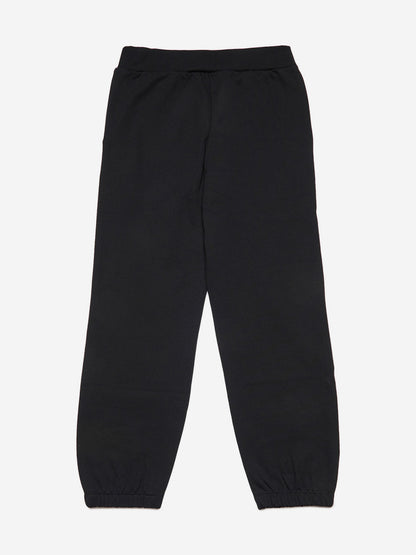 MARNI Kids 徽标慢跑裤（黑色）