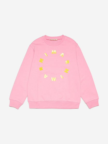 MARNI Kids Roung Logo 套头衫（粉色）