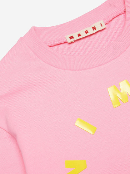 MARNI Kids Roung Logo 套头衫（粉色）