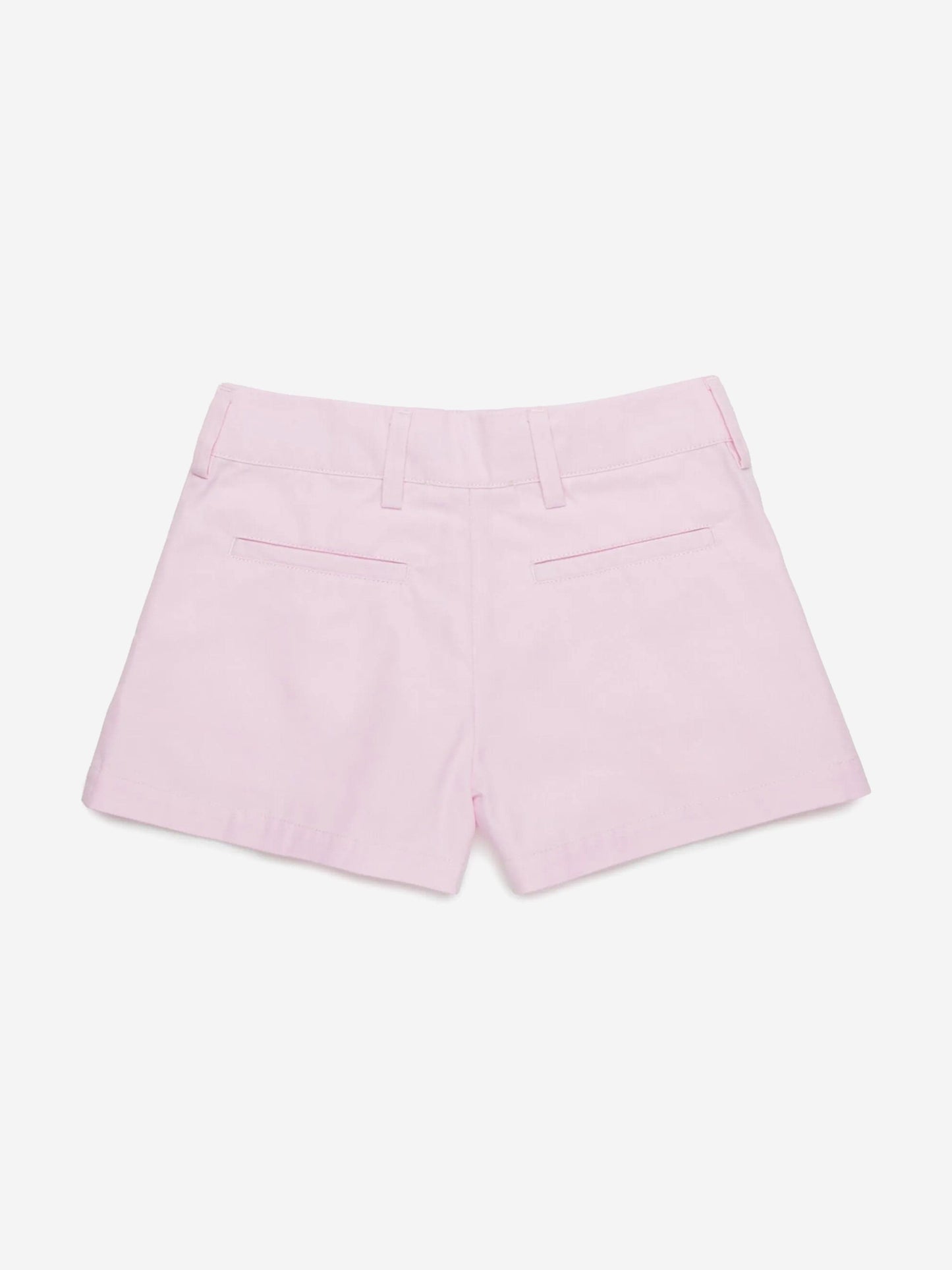 MARNI Girls Gabardine Shorts in Pink