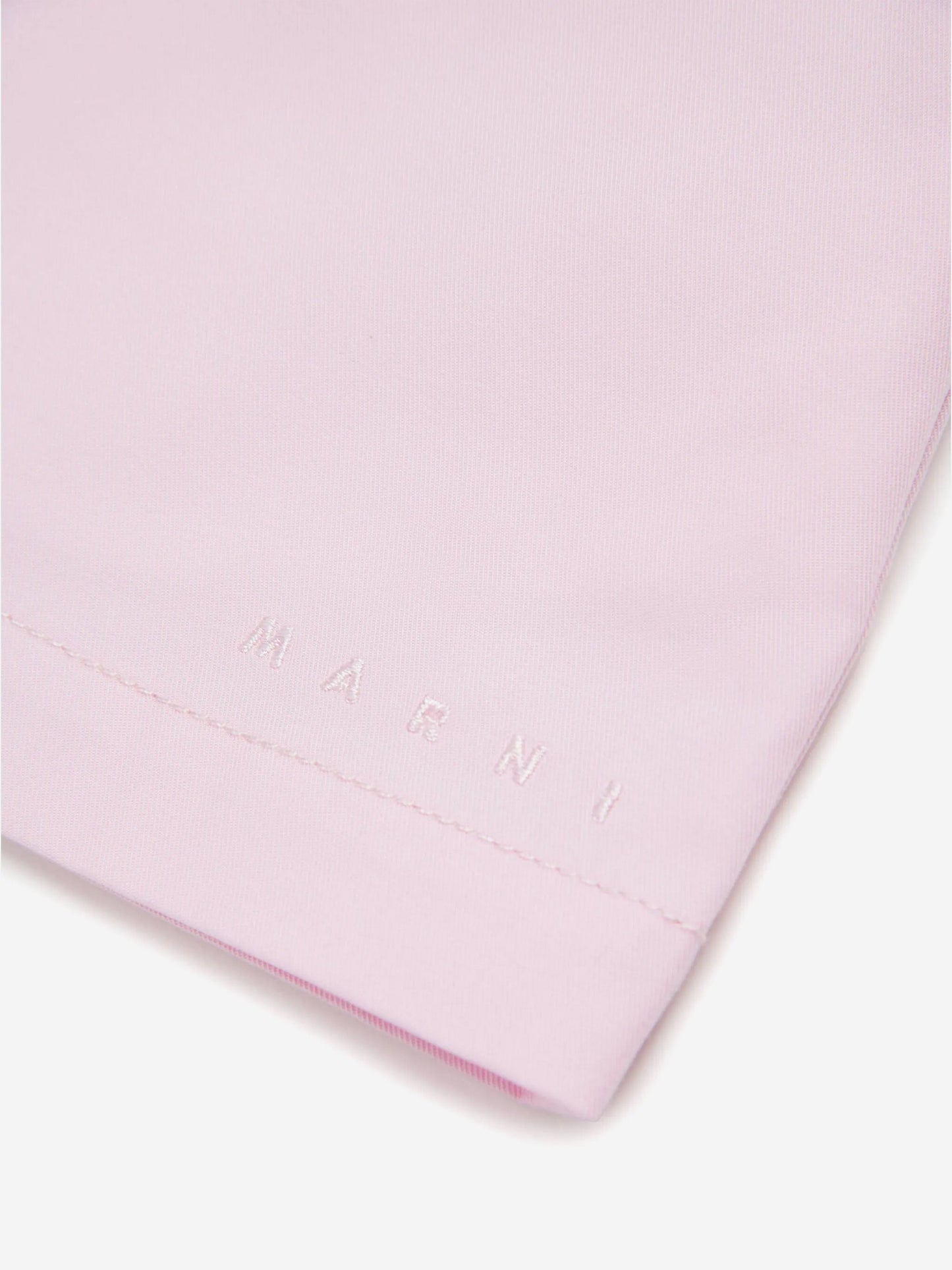 MARNI Girls Gabardine Shorts in Pink