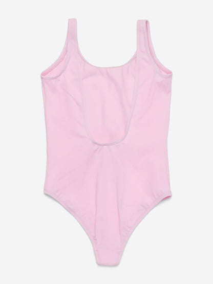 Girls Logo Swimsuit in Pink