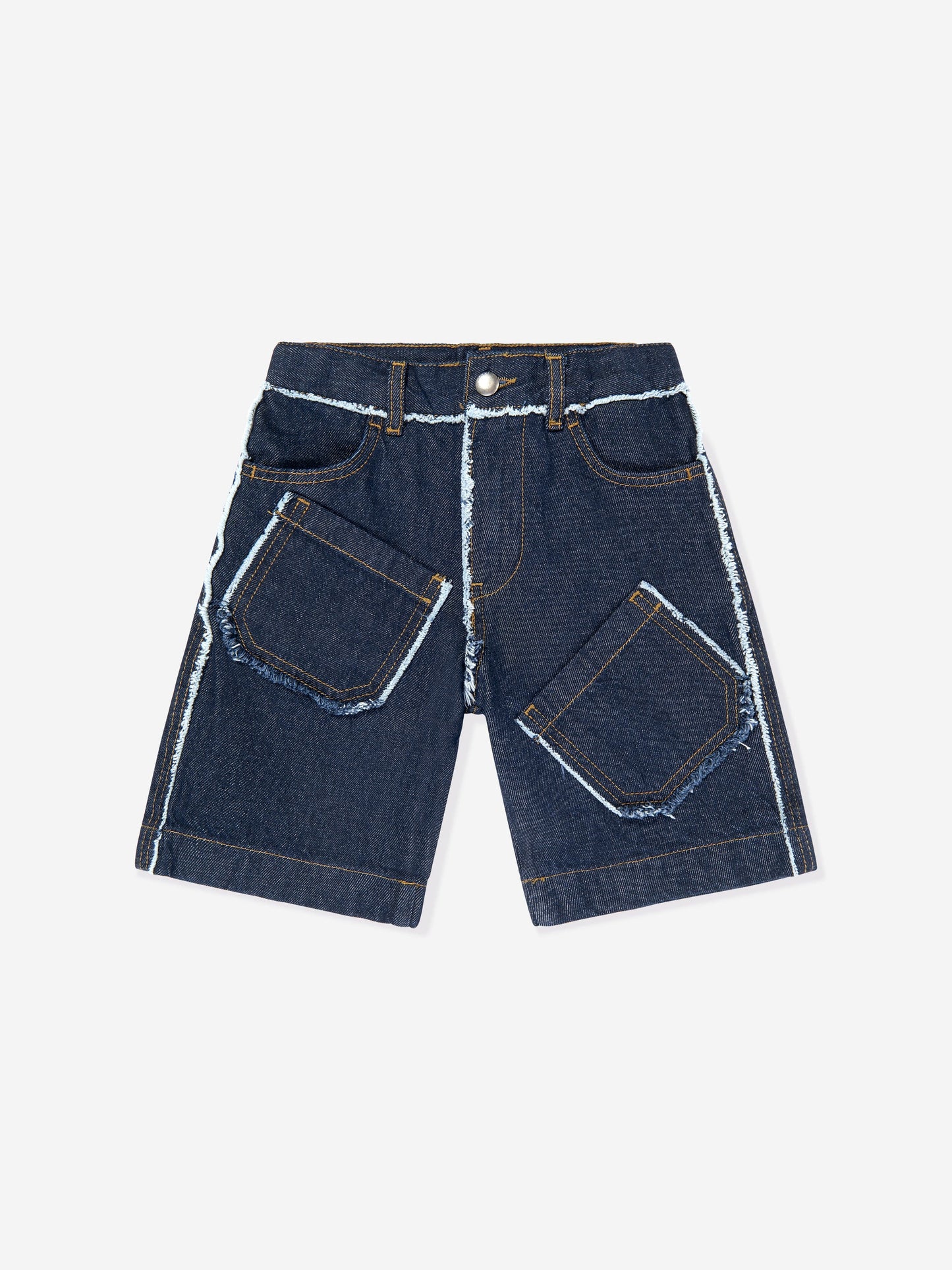 Kids Denim Pocket Shorts in Blue