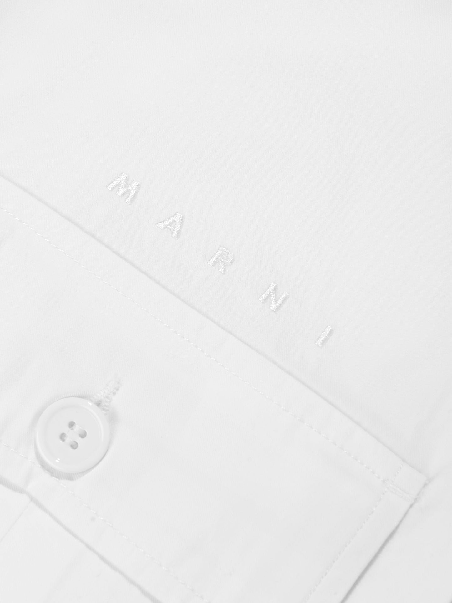 Kids Gabardine Pocket Short Pants in White