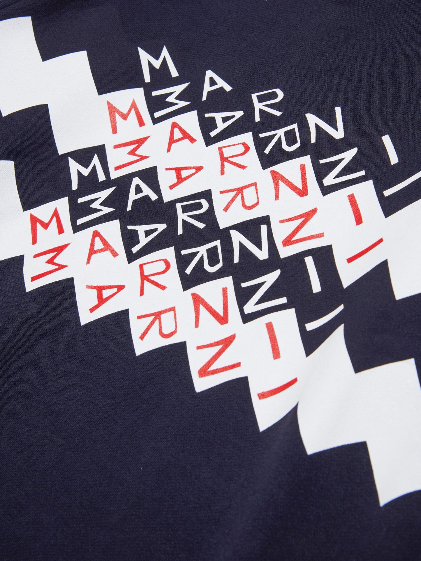 Kids Zigzag Logo Sweatshirt in Navy