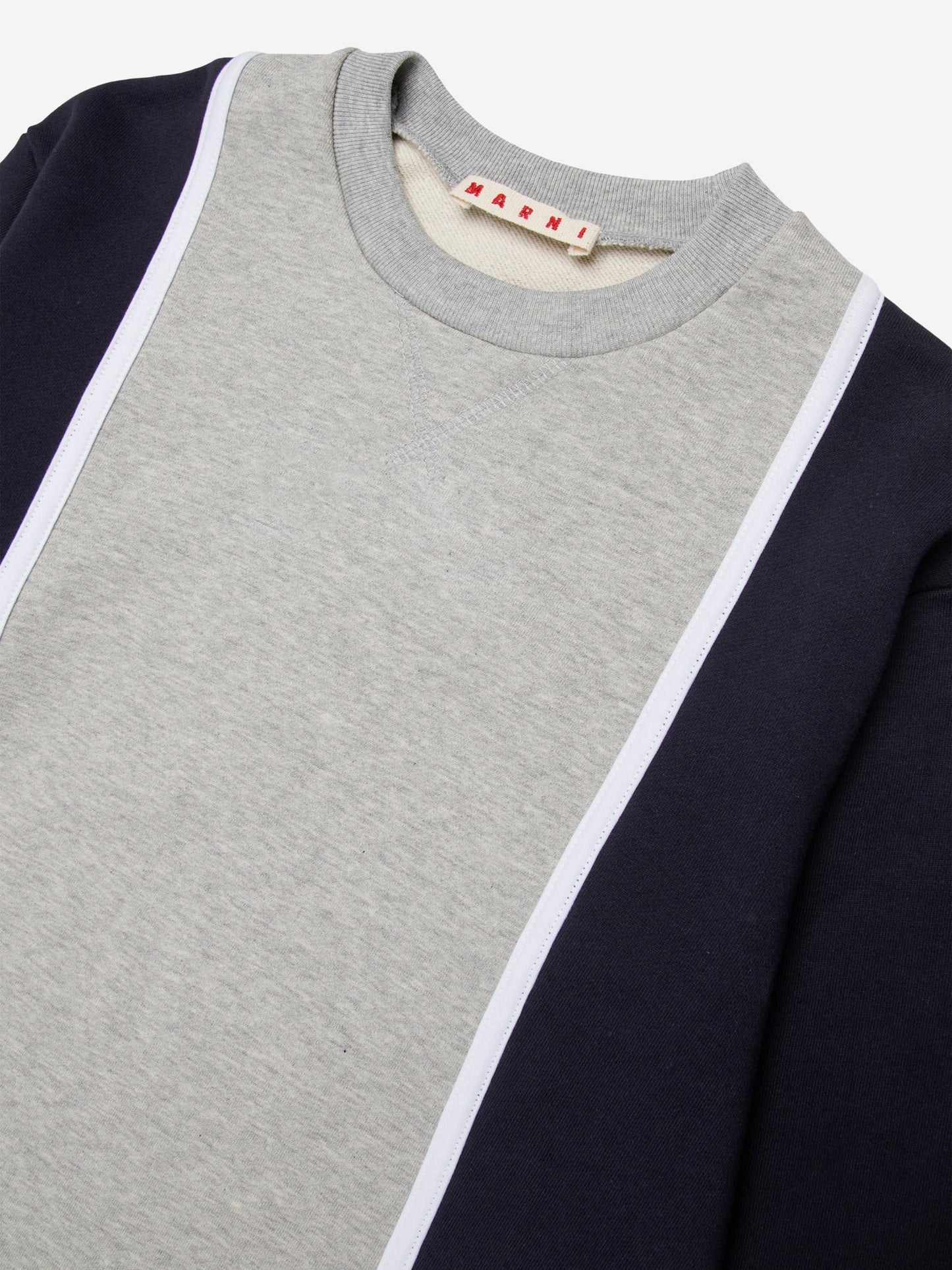 Kids Colourblock Sweatshirt in Navy
