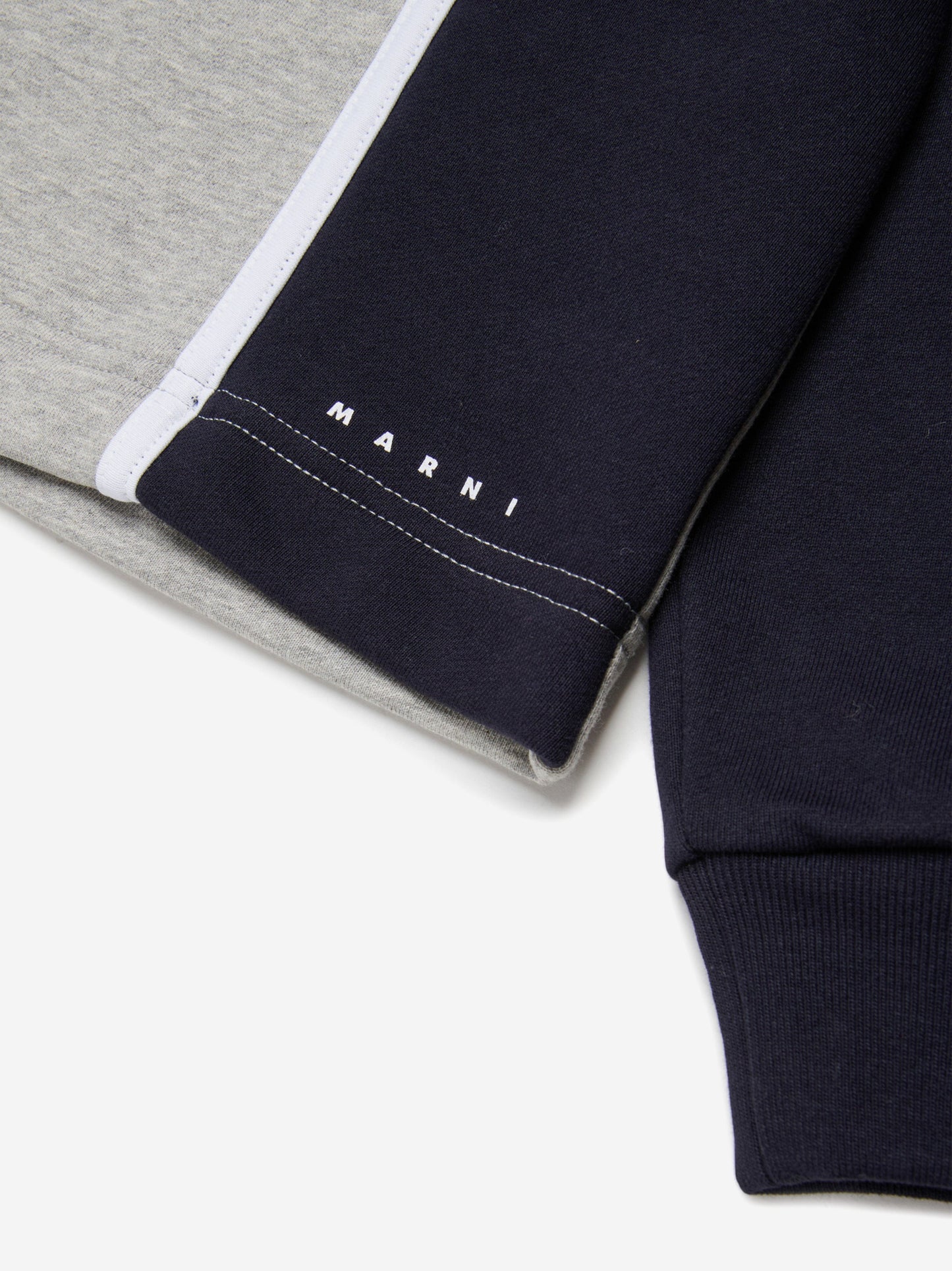 Kids Colourblock Sweatshirt in Navy