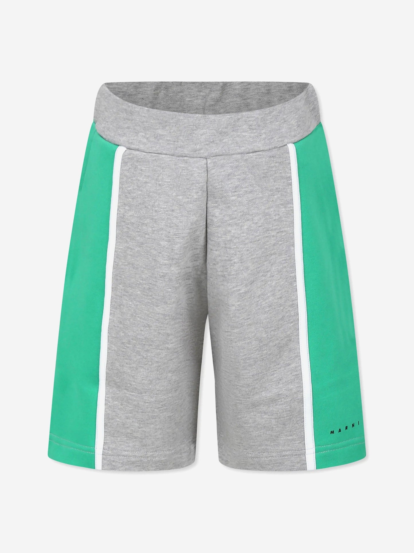Kids Colourblock Shorts in Green