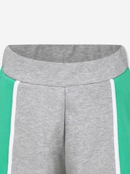 Kids Colourblock Shorts in Green