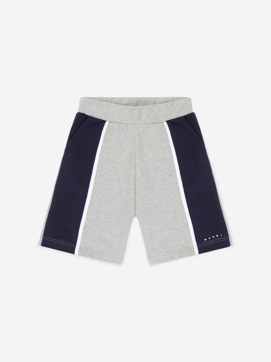Kids Colourblock Shorts in Navy