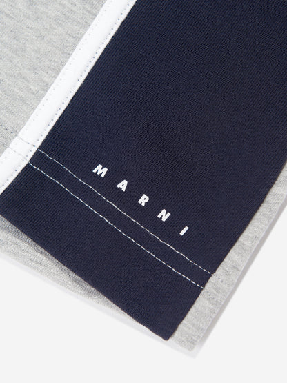 Kids Colourblock Shorts in Navy