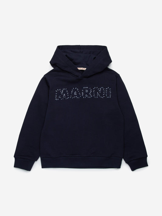 Kids Logo Hoodie in Navy