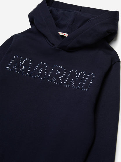 Kids Logo Hoodie in Navy