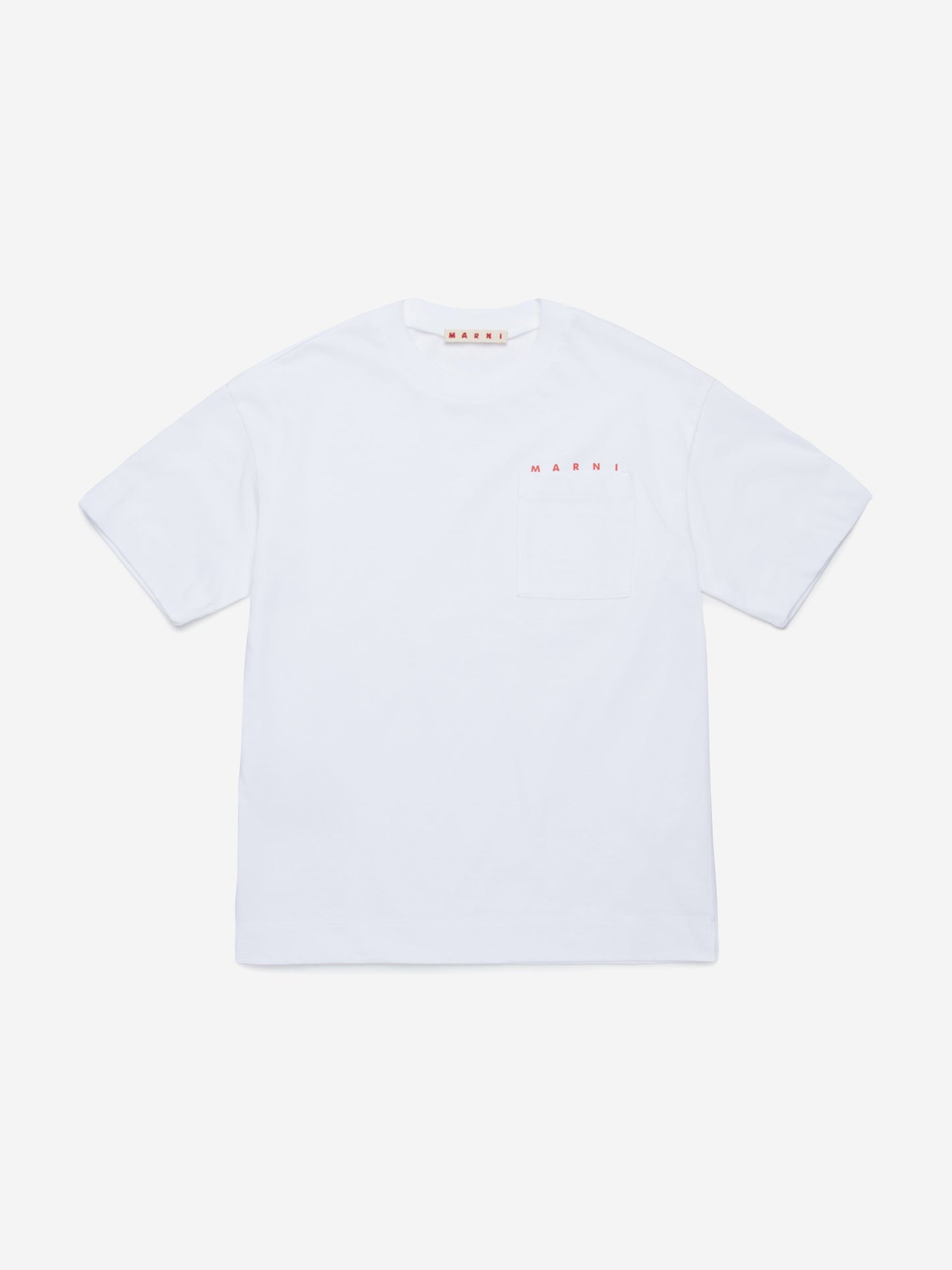 Kids Pocket T-Shirt in White