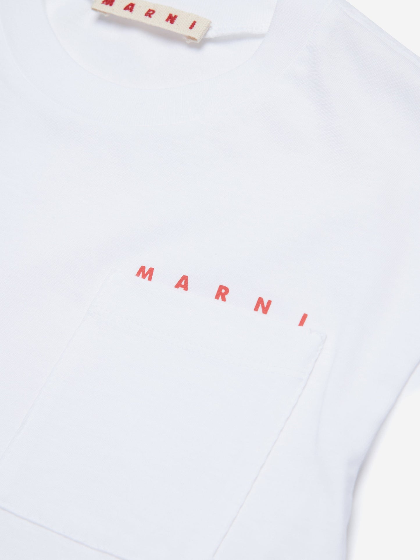 Kids Pocket T-Shirt in White