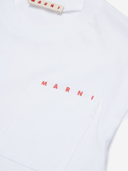 Kids Pocket T-Shirt in White