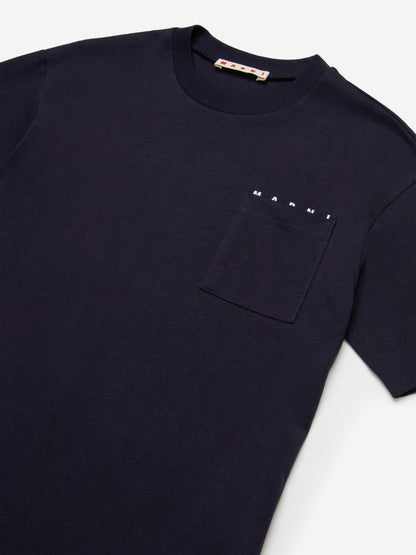 Kids Pocket T-Shirt in Navy